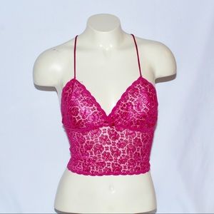 Hot Pink Lace Cami